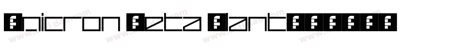Omicron Zeta Slant字体转换